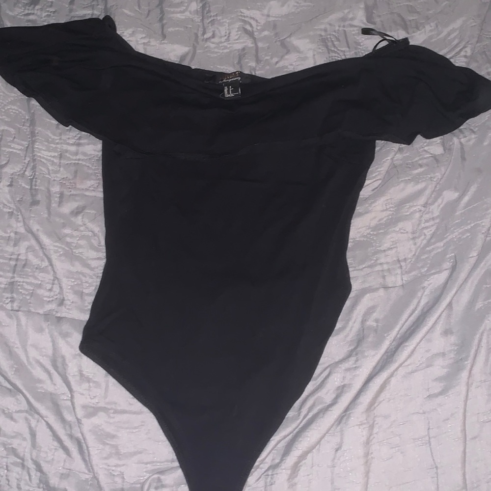 Forever 21 off shoulder black bodysuit